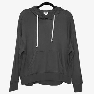 Aerie Gray Waffle Knit Oversized Hoodie Size Small